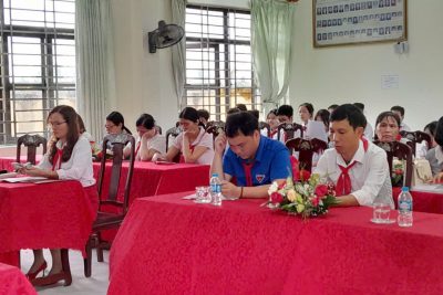 Liên Đội THCS An Đổ tổ chức đại hội nhiệm kỳ 2025-2026